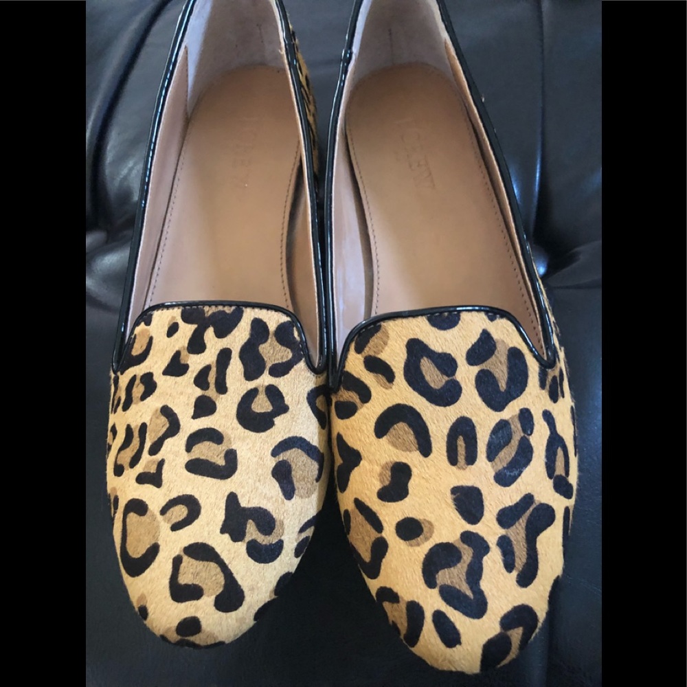 J.Crew Cora Leopard print loafer